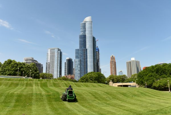 Corporate Lawn Mowing in South Jordan